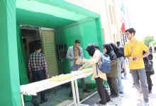 گزارش تصویری اولین روز برگزاری موکب به مناسبت هفته کرامت  
